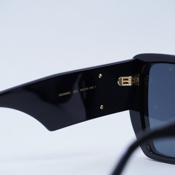 Gucci GG0956S 003 Sunglasses Black Square Frame, Grey Lenses main image 10